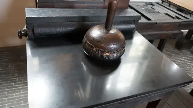 Antique ink dauber tool — the ancestor of modern bingo dabbers