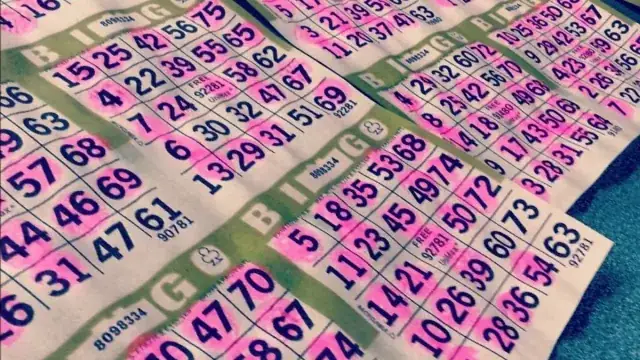 Paper bingo game sheets like the packs sold at Walmart