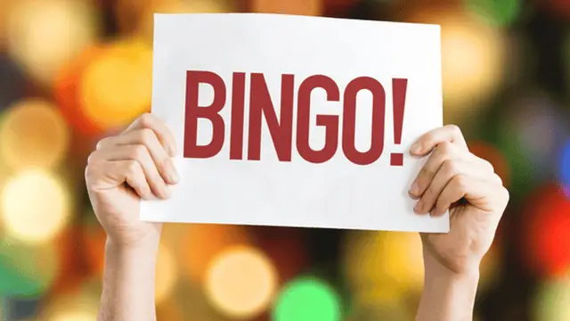 Colorful hand-drawn bingo card artwork